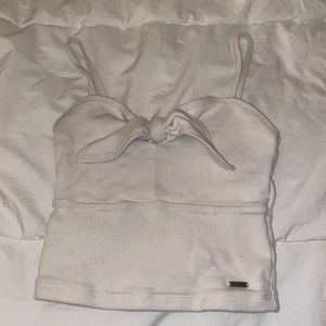 White Hollister Tank